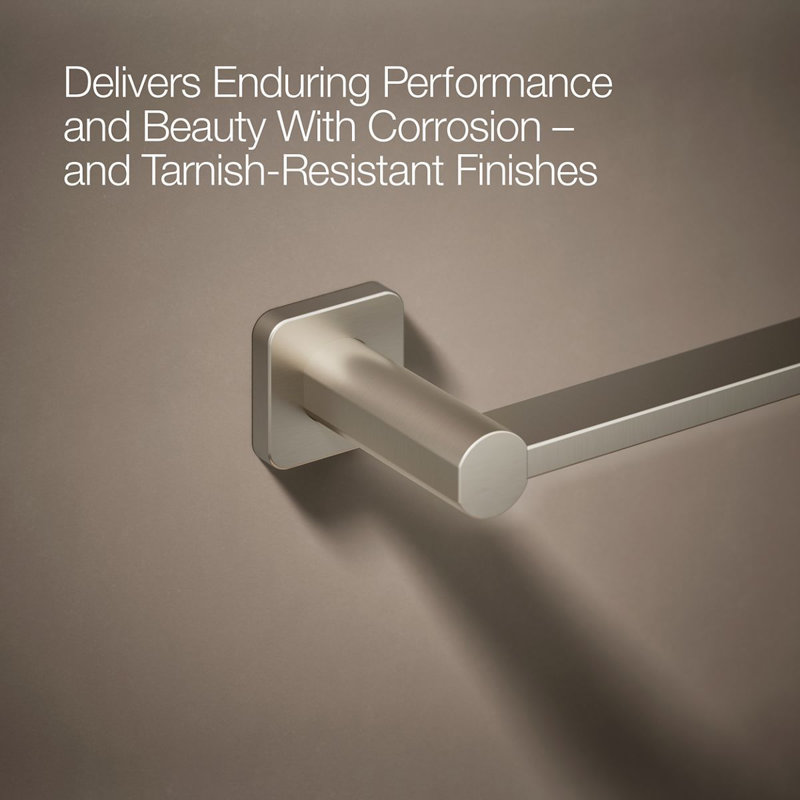 Parallel Towel Bar, 24"W, Vibrant Brushed Nickel