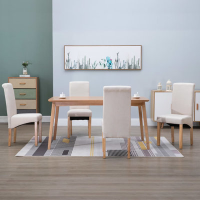 Chaise d'appoint rembourrée avec structure en bois