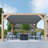 10' x 12' Meridian Louvered Pergola  Premium Cedar Wood Structure with Adjustable Aluminum Louvers and Built-In Gutter System for Outdoor Shade and Rain Protection