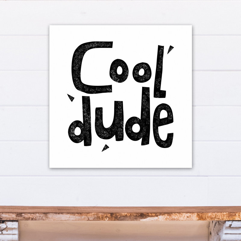 « cool dude », art encadré Malveaux, Toile tendue, H 24 po x l 24 po x P 1,25 po