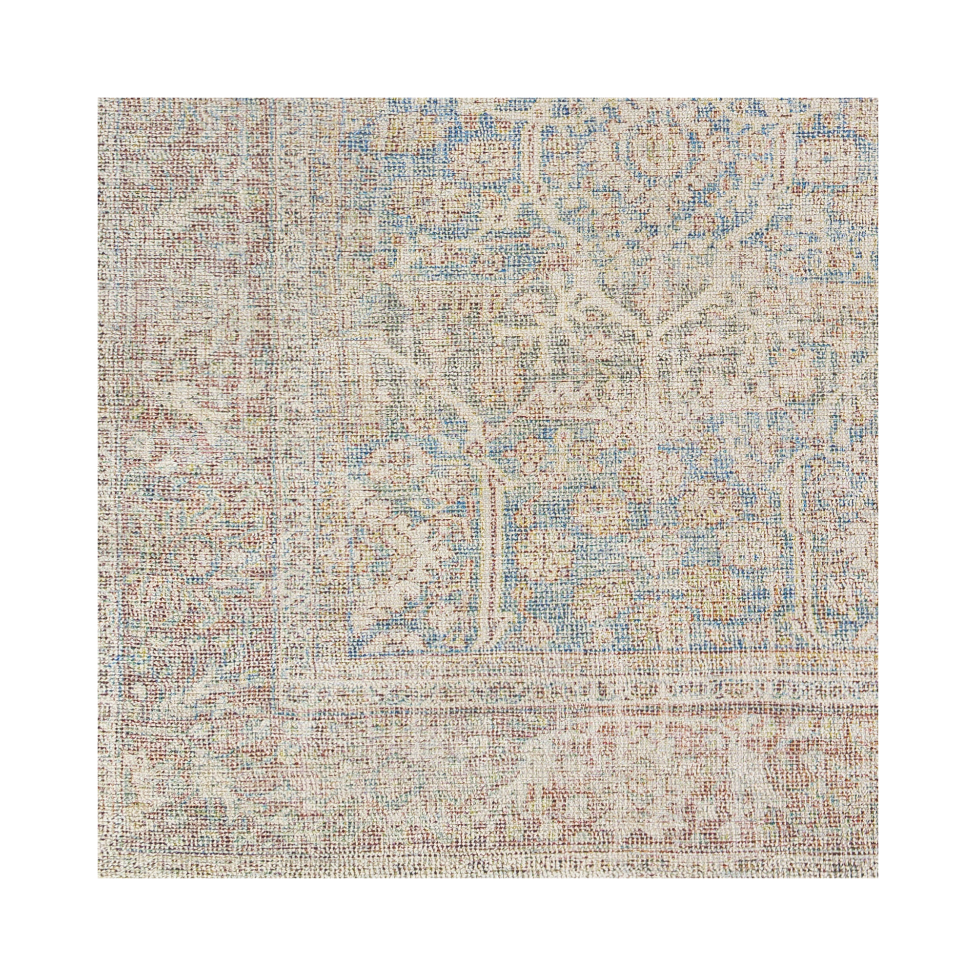 Jones Handmade Blue Rug, Rectangle 2' x 3'