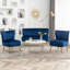 Fauteuil d'appoint en velours Elba-2014414362