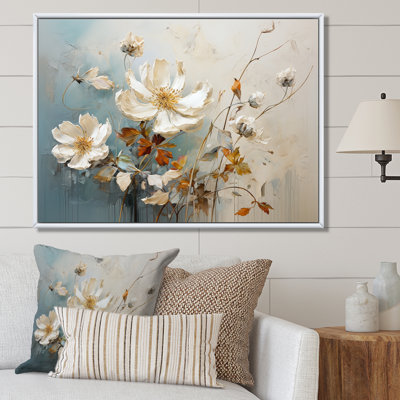 Minimalisme fleurs saisonnières II sur toile