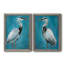 «Great Blue Heron I», ensemble de 2 peintures sur toile encadrées-950255318-950255327