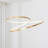 Lustre moderne intelligent 1 lumière avec télécommande Keahi Wi-Fi-788320835
