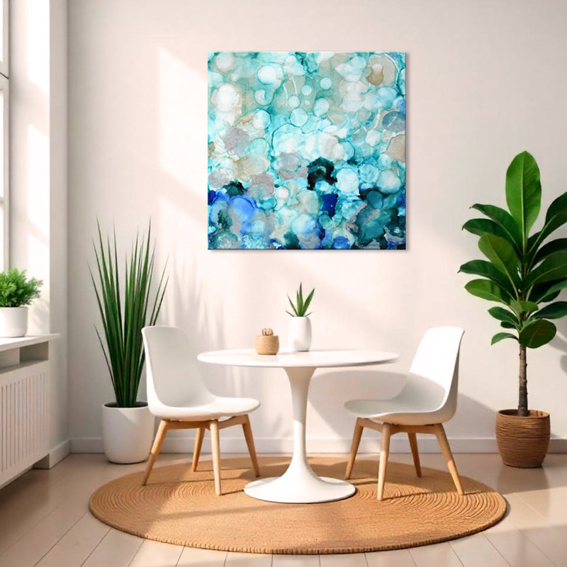 «Mermaid Pearls II» par Norman Wyatt Jr., reproduction d'art sur toile tendue, H 30 po x l 30 po x P 1,5 po