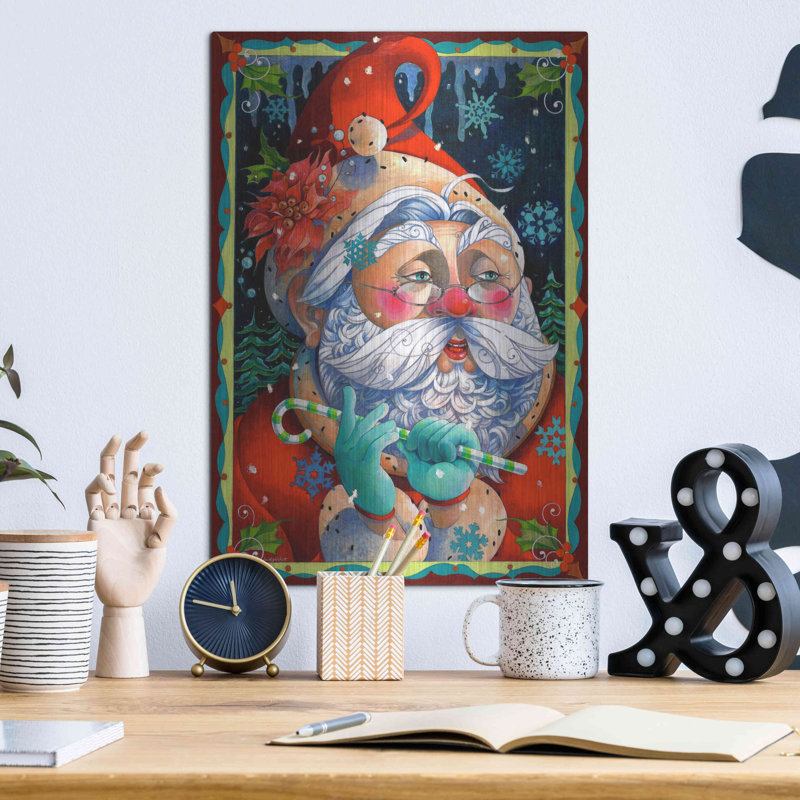 "Déterminer Naughty Or Nice" par David Galchutt, H 16 po x l 12 po