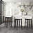 26" Counter Height 360° Swivel Wooden Upholstered Bar Stools For Kitchen, Dining, And Living Room(Set Of 2)-1285679692-1285679695