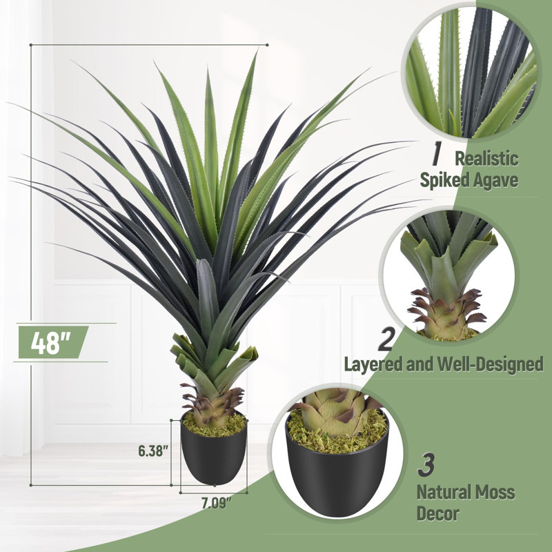 Ruchel Faux Plant, 120cm H x 106cm W x 106cm D