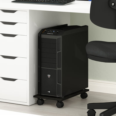 Jontrell 16.76cm H x 40.01cm W Printer Stand with Wheels