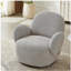 Chaise d'appoint pour le salon avec fonction pivotante