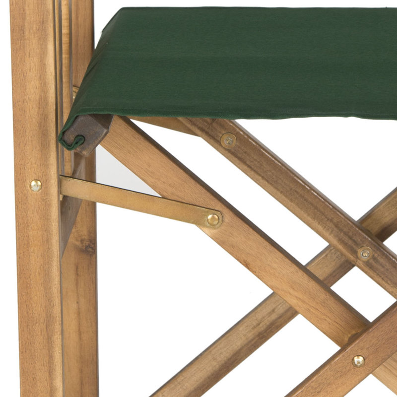 Fauteuil de patio Woodacre, Naturel / vert
