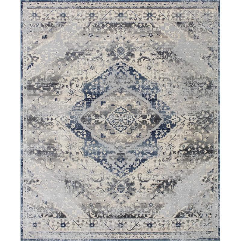 Mosely Oriental Indoor Rug, Rectangle 3'11" x 5'9"