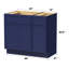 Base de meuble-lavabo simple 36 po seulement-96924168