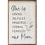 She Is Our Mom Verdure - blanc-1930821753