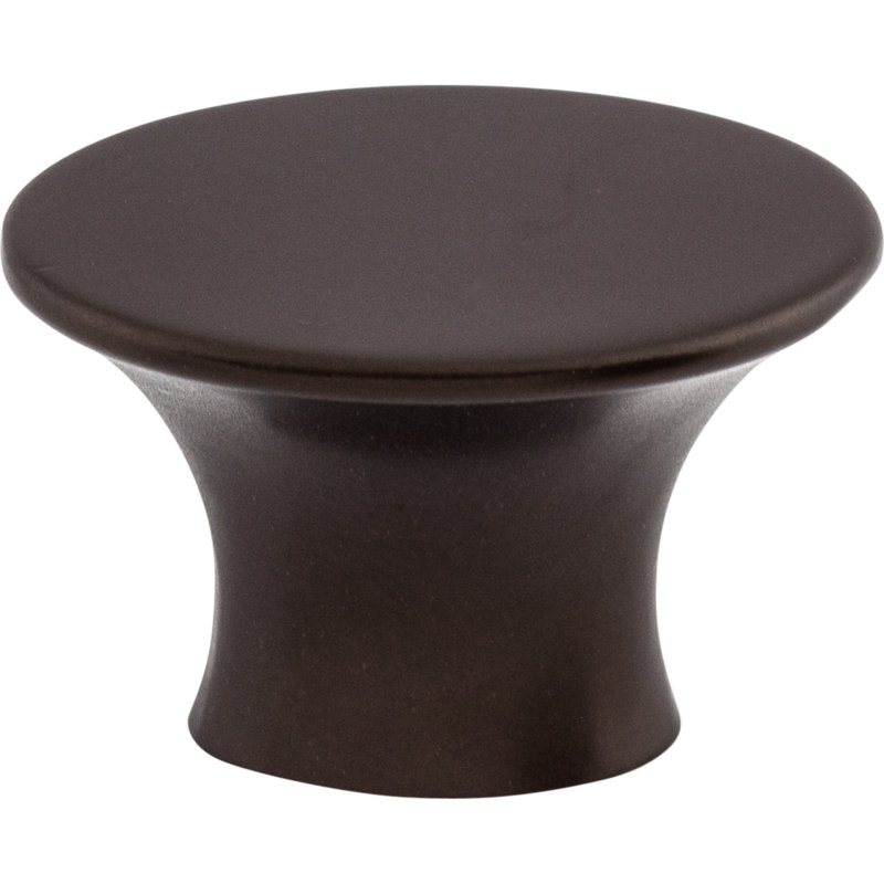 Edgewater Oval Knob, 1 5/16" Length, Oiled Rubbed Bronze