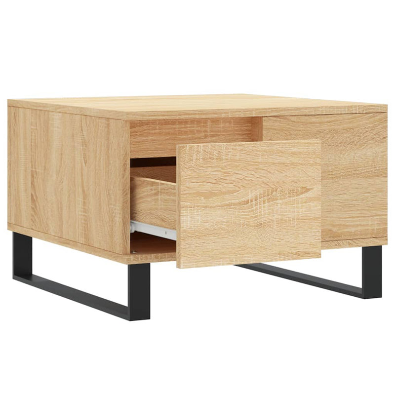 Ayluardo Sled Coffee Table with Storage, Sonoma Oak