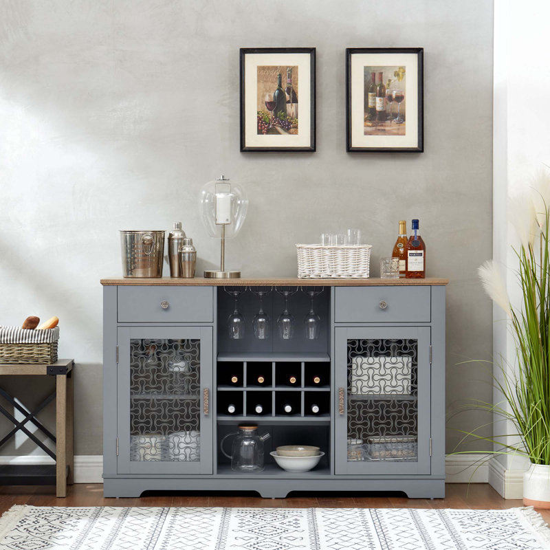 Randoil Unfinished TV Stand for TVs up to 65"