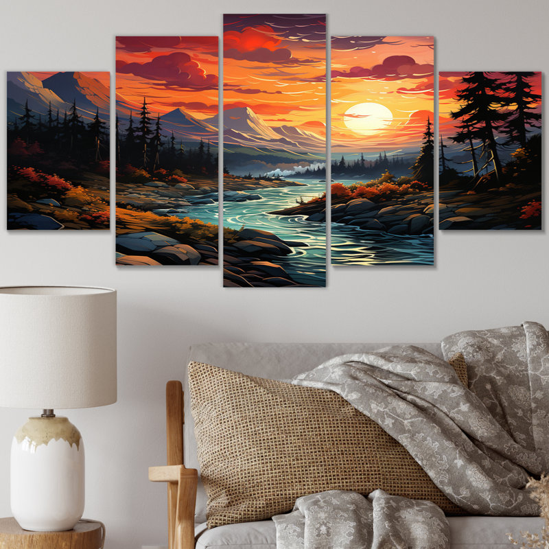 Rustic Transportation Wall Decor on Metal