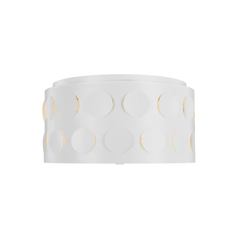 Dottie Flush Mount, Matte White