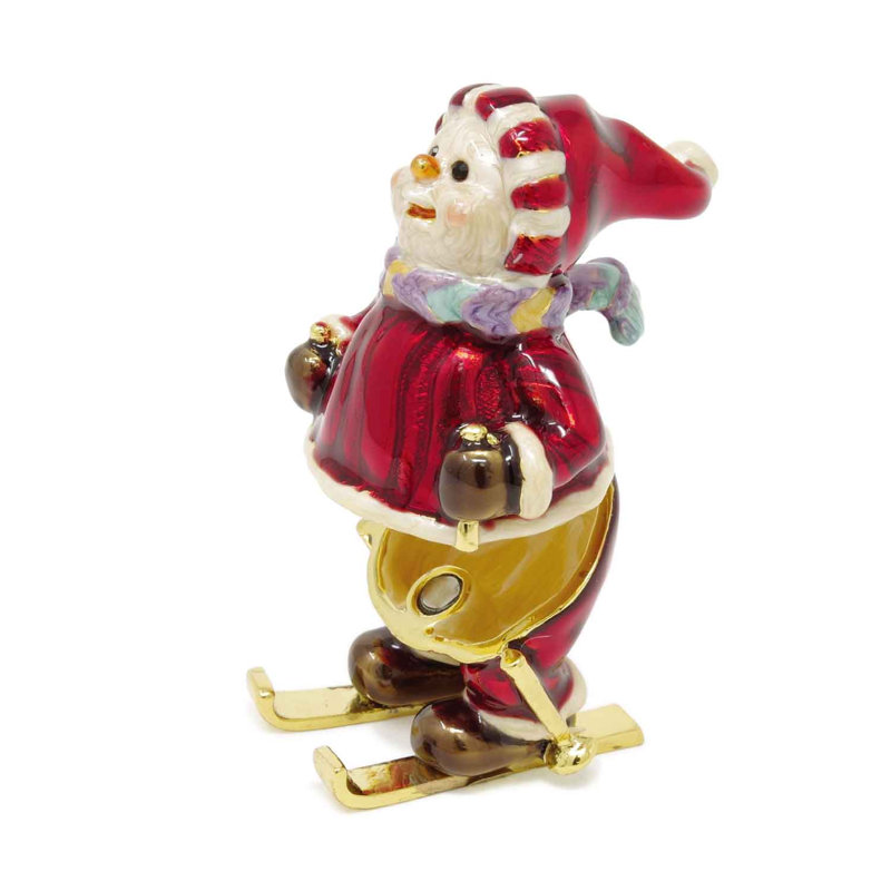 Boîte à bijoux Ski Snowman