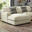 Canapé et méridienne modulaires en chenille de 146,5 po de large Ruthanne