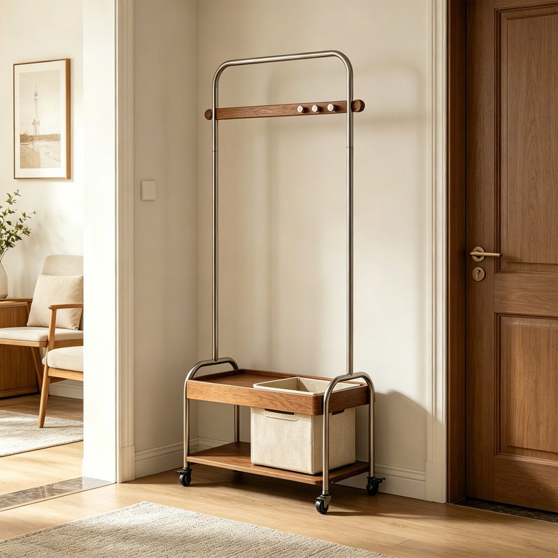 Portemanteau Modern, Walnut