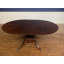 Round Walnut Wood Dining Table