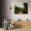«Lake in the Forest» par Józef Szermentowski - Art mural sur toile tendue avec châssis-293281561