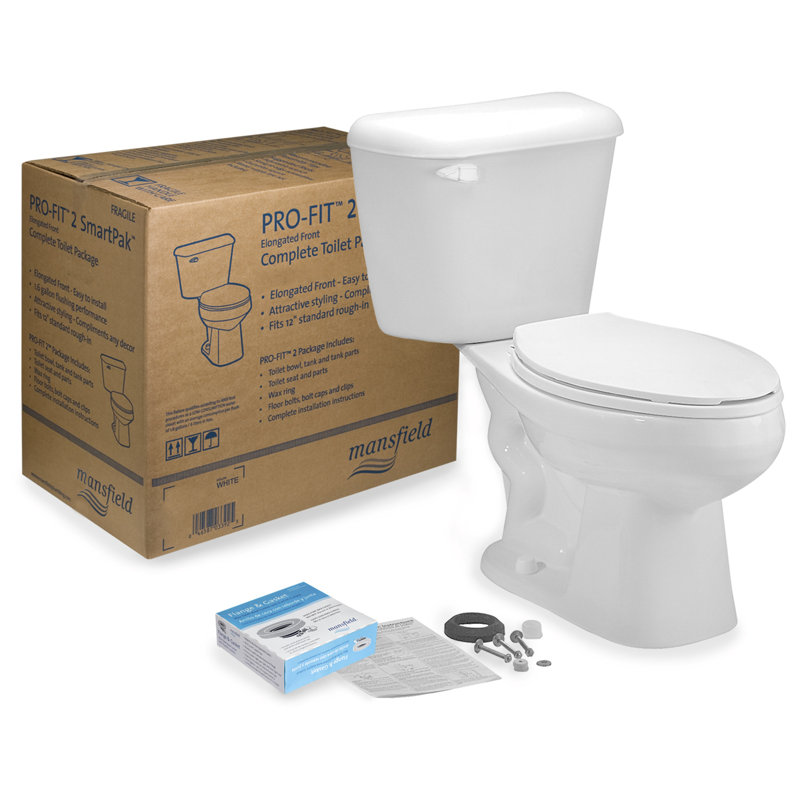 Toilette ronde 2 pièces 1,28 gpf (siège inclus) Pro-Fit 1