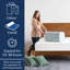 Surmatelas en mousse à mémoire de forme infusée de gel 2 po, refroidissement ventilé, Certifié CertiPUR-US®, simple (39 po x 80 po)-88311692