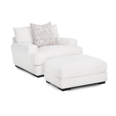Chaise et repose-pieds Dalley