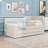 Upholstered Daybed with Trundle and Drawers-60993263-60993261