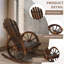 Chaise berçante d'extérieur Devanae Fir