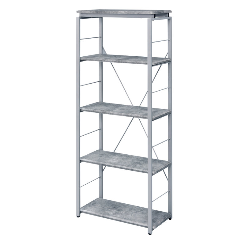 Bibliothèque à 4 tablettes avec construction robuste