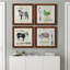 Golden Cuisine Sheep - Ensemble de 4 peintures sur toile encadrées-60147941-60147949