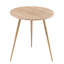 Ensemble de 2 tables d'appoint en marbre avec pieds en aluminium-2103738032