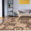 Tapis gris en laine noué à la main Estus