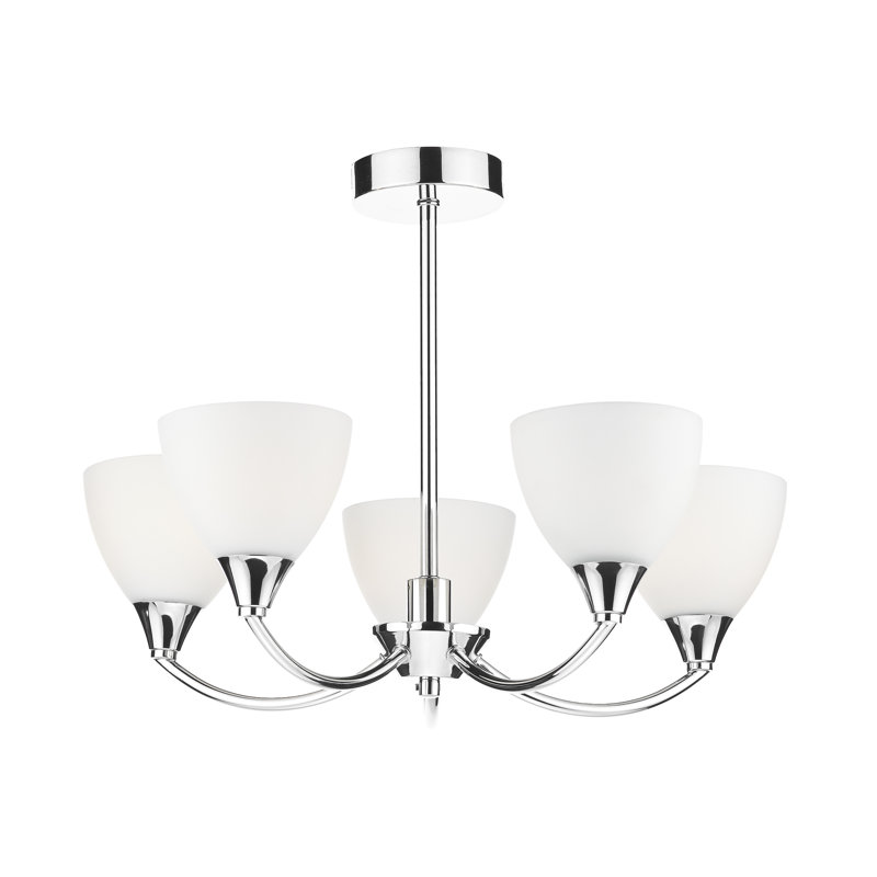 Louisville Glass Semi Flush Mount