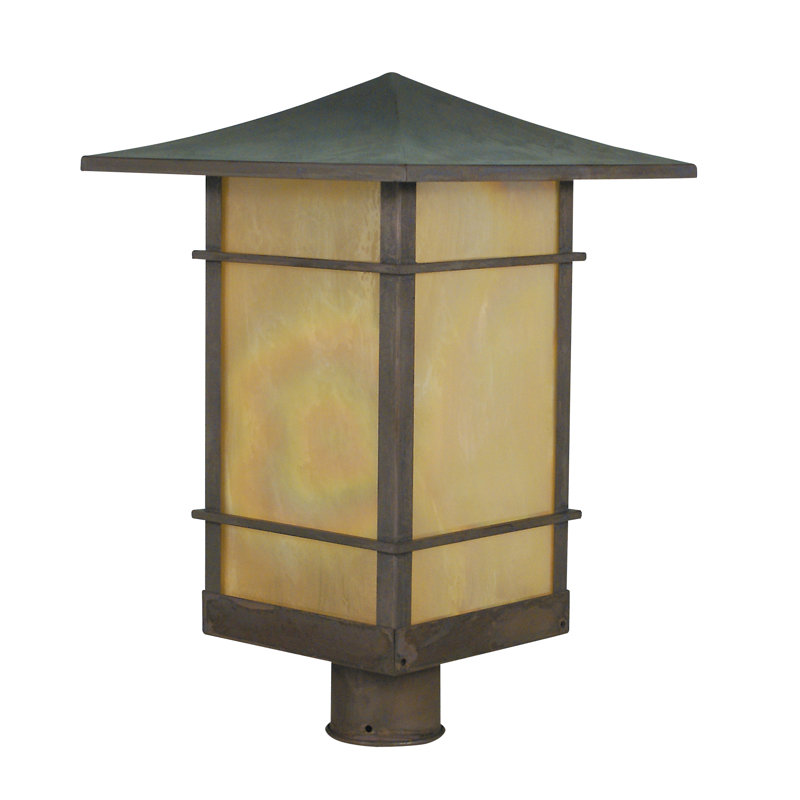 Katsura Lantern Head, 13.5" H x 9" W / Pendula, Rustic Brown, Tan