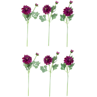 Sprays floraux artificiels 23 po Dahlia