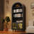 Tall Arched Bookshelf