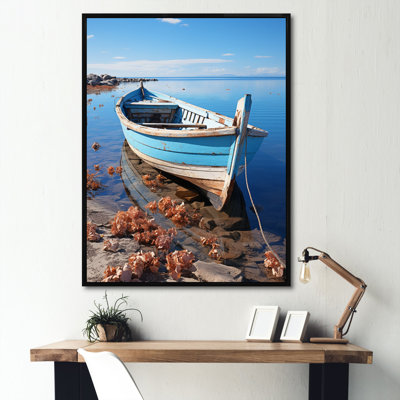 «Ludovico Blue Boat Serenity II», reproduction sur toile