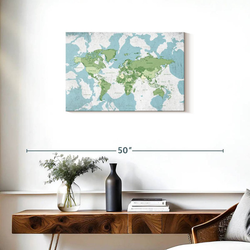Keiri Educational World Map I, 20" H x 30" W
