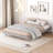 Queen Floating Platform Bed Frame-1710892066