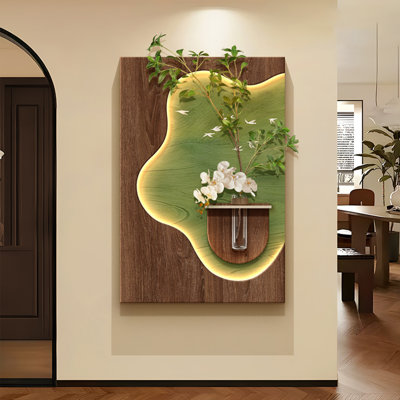 Coffee Modern Manufactured Wood Sandstone Wall art