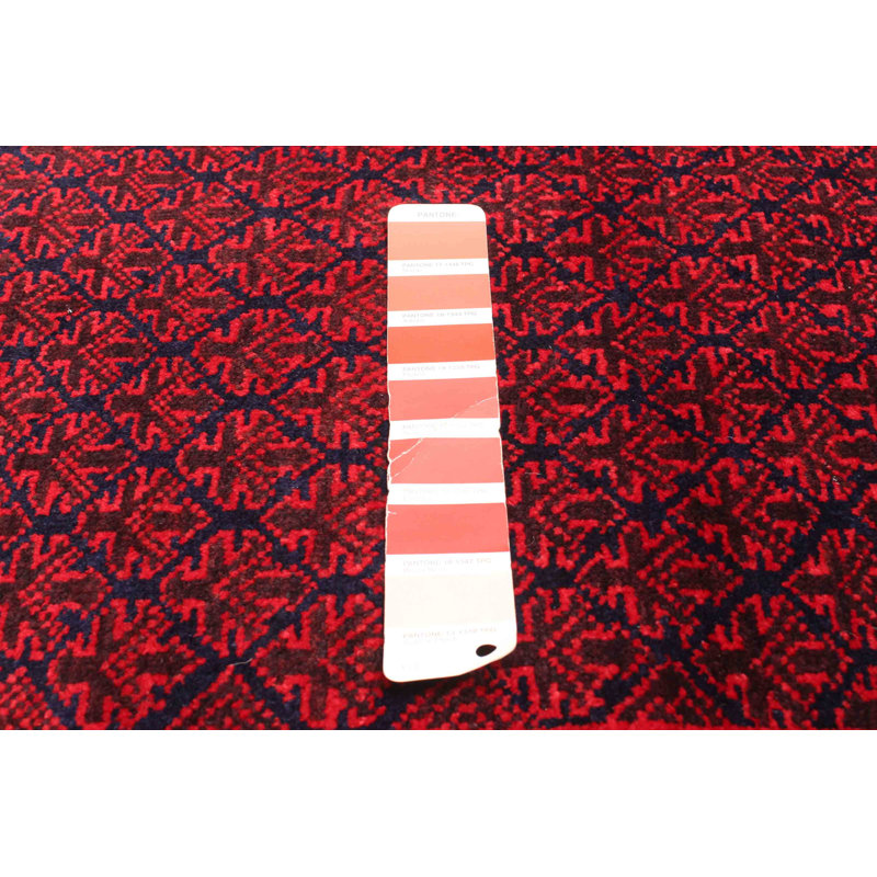 Tapis rouge Teimani 3 pi 1 po x 4 pi 11 po