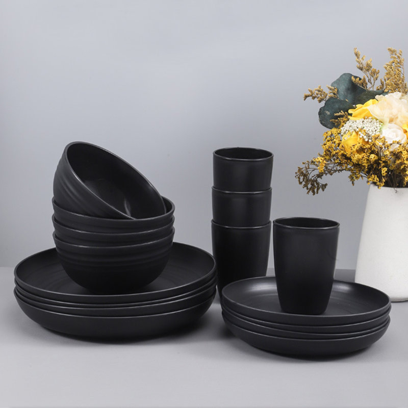 Service de vaisselle en plastique 32 pièces 32 pièces