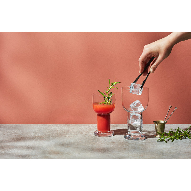 Pique-nique 16,23 oz Verre d'ouragan en cristal sans plomb
