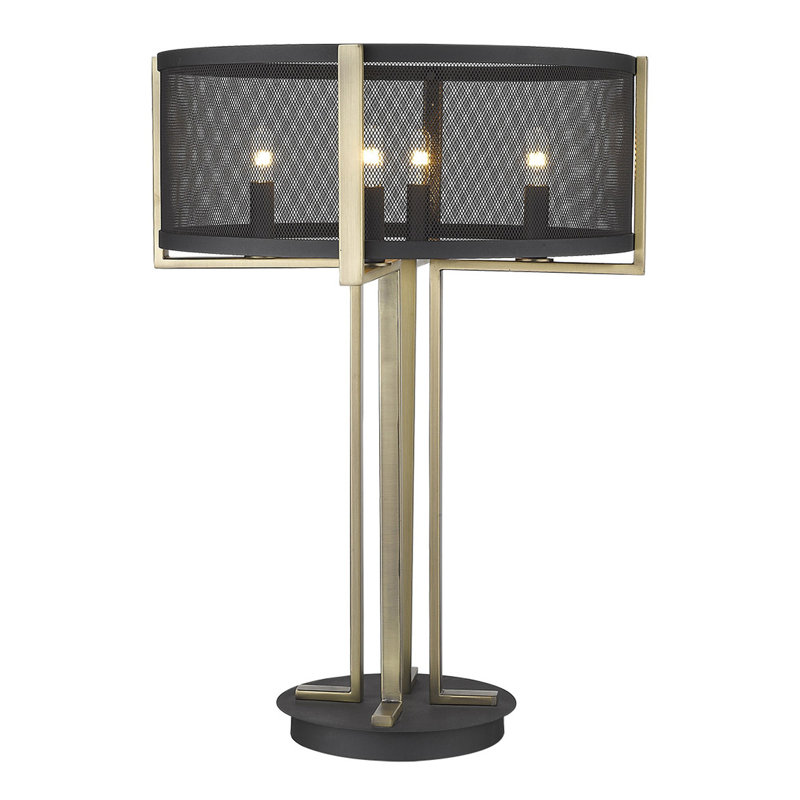 Lampe de table 4 lumières 25 po Jaxen